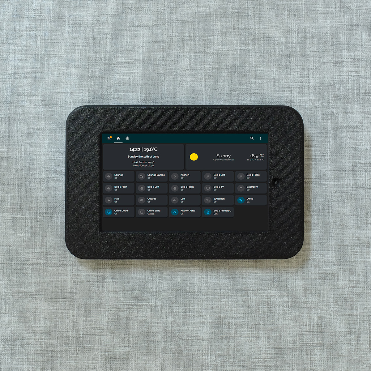 Amazon Fire 7 2019 Wall Mount - Black