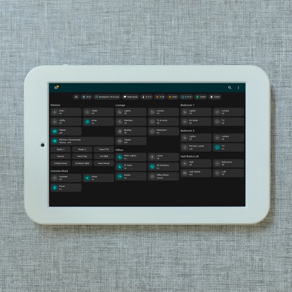 Galaxy Tab A 2019 Wall Mount White - Thin Frame