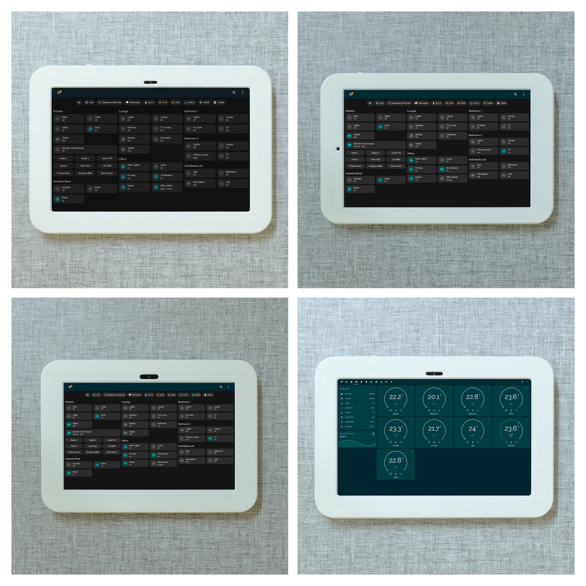 Tablet Wall Mounts Designed and Produced in the UK