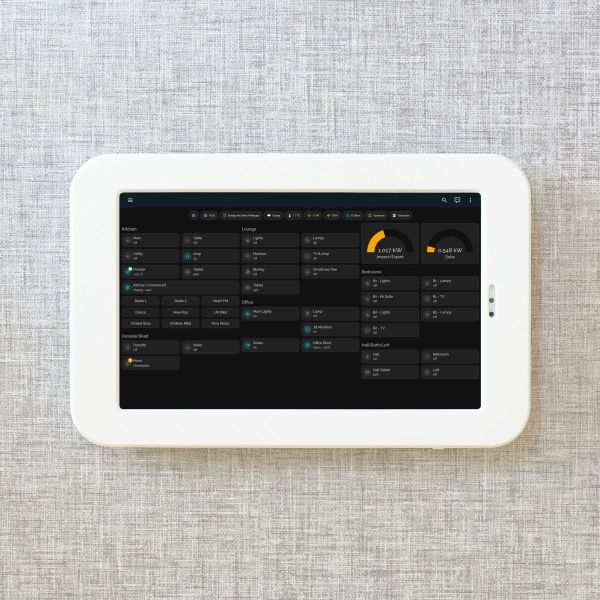 Samsung Galaxy Tab A7 Lite Wall Mount White - Landscape