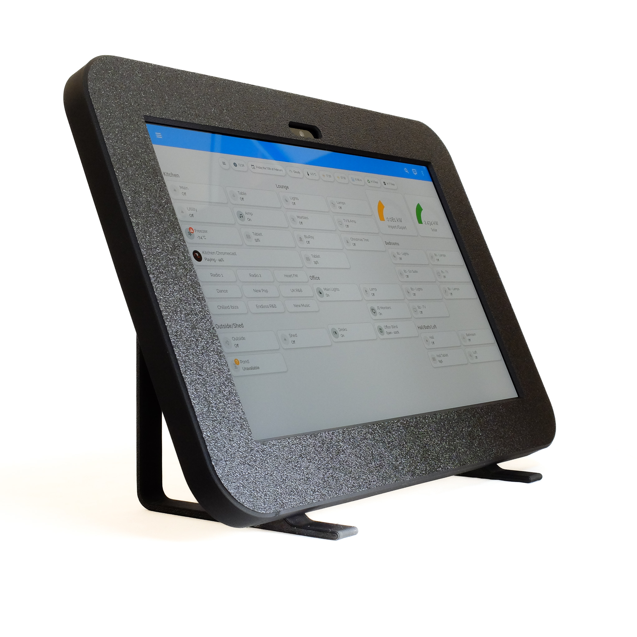 Universal Legs Attached to 10" Tablet Wall Mount