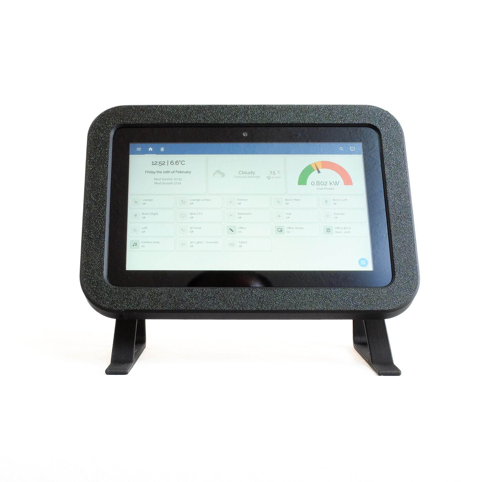 Universal Legs Attached to 7" Tablet Wall Mount