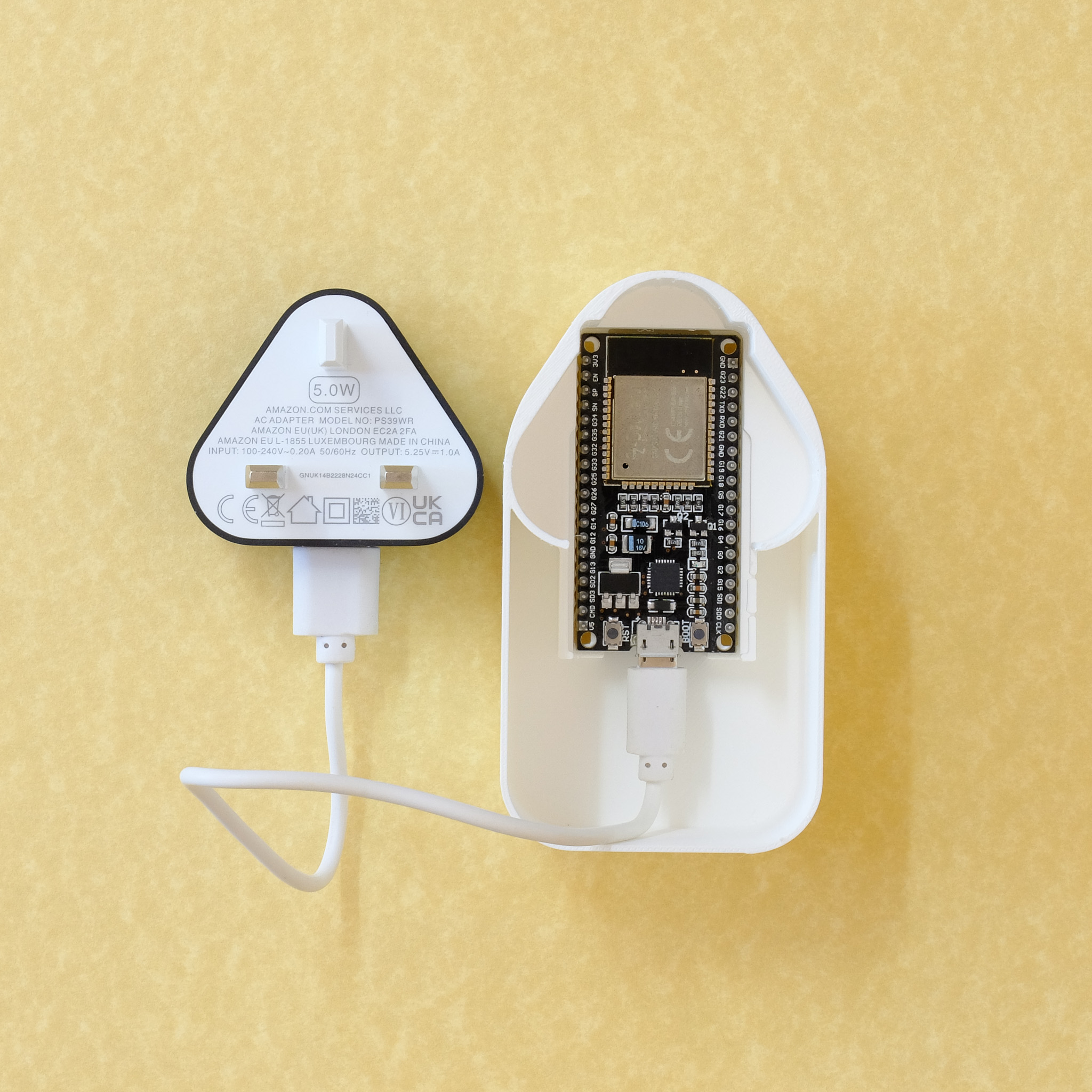 ESP32 Mounting Cover For USB Charger - Bluetooth Proxy - ESPresense - Image 6