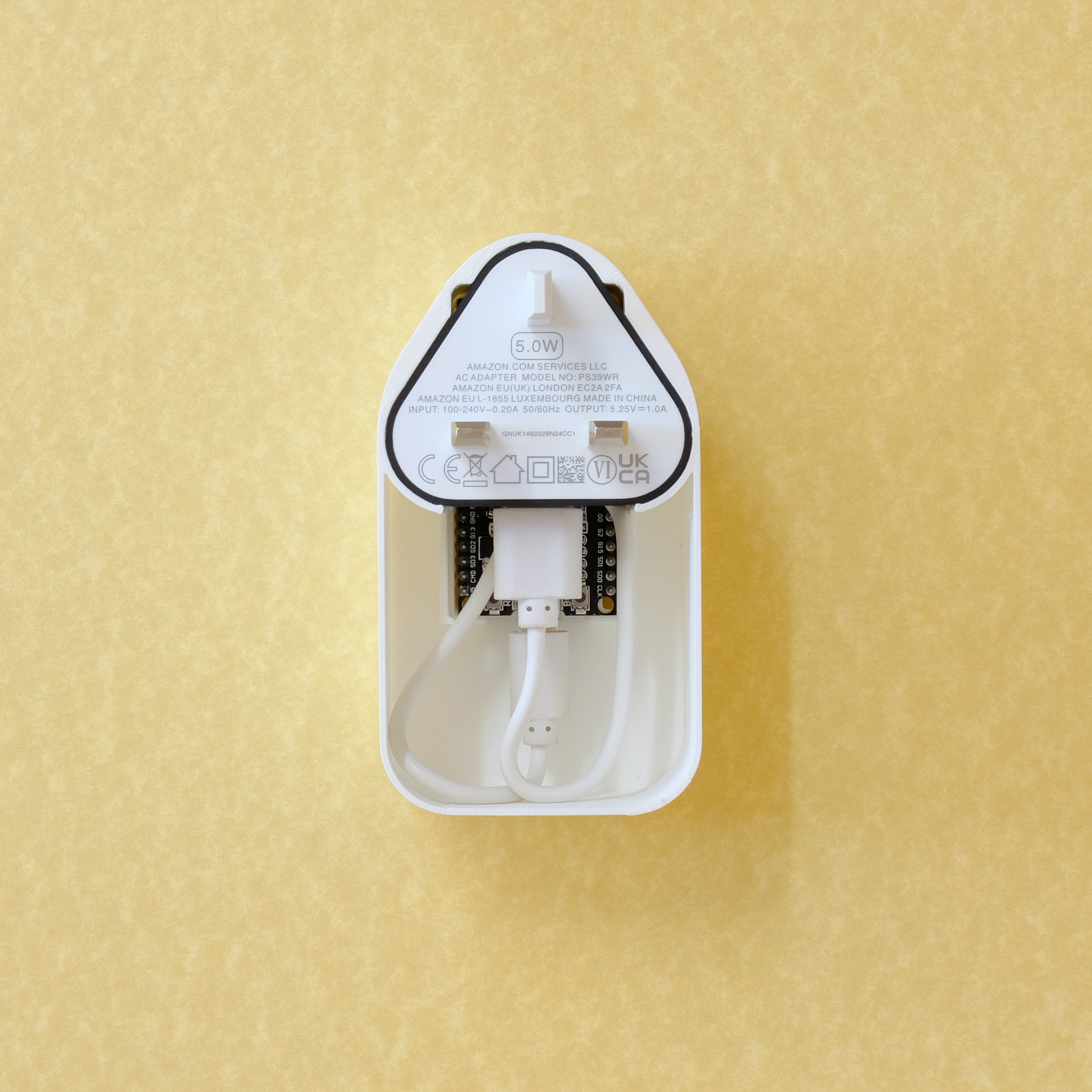 ESP32 Mounting Cover For USB Charger - Bluetooth Proxy - ESPresense - Image 7