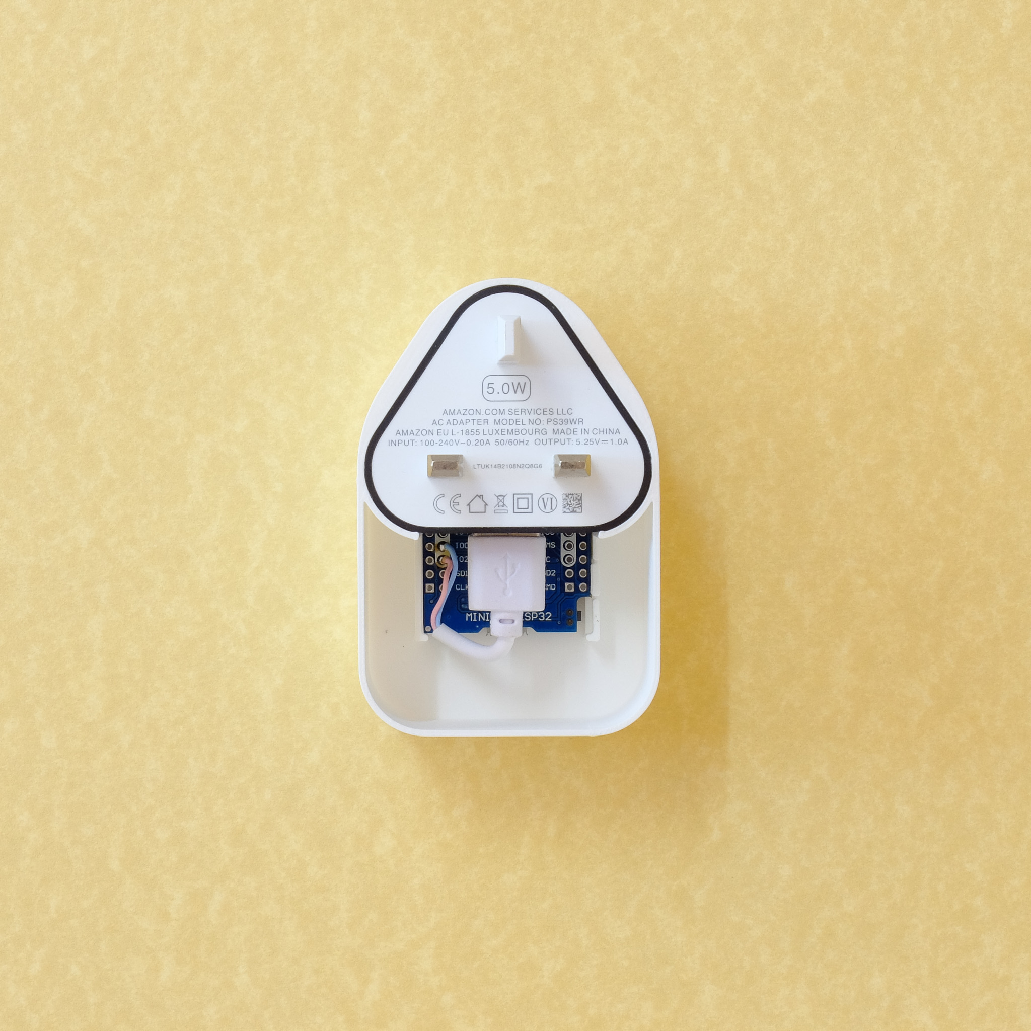 ESP32 Mounting Cover For USB Charger - Bluetooth Proxy - ESPresense - Image 11