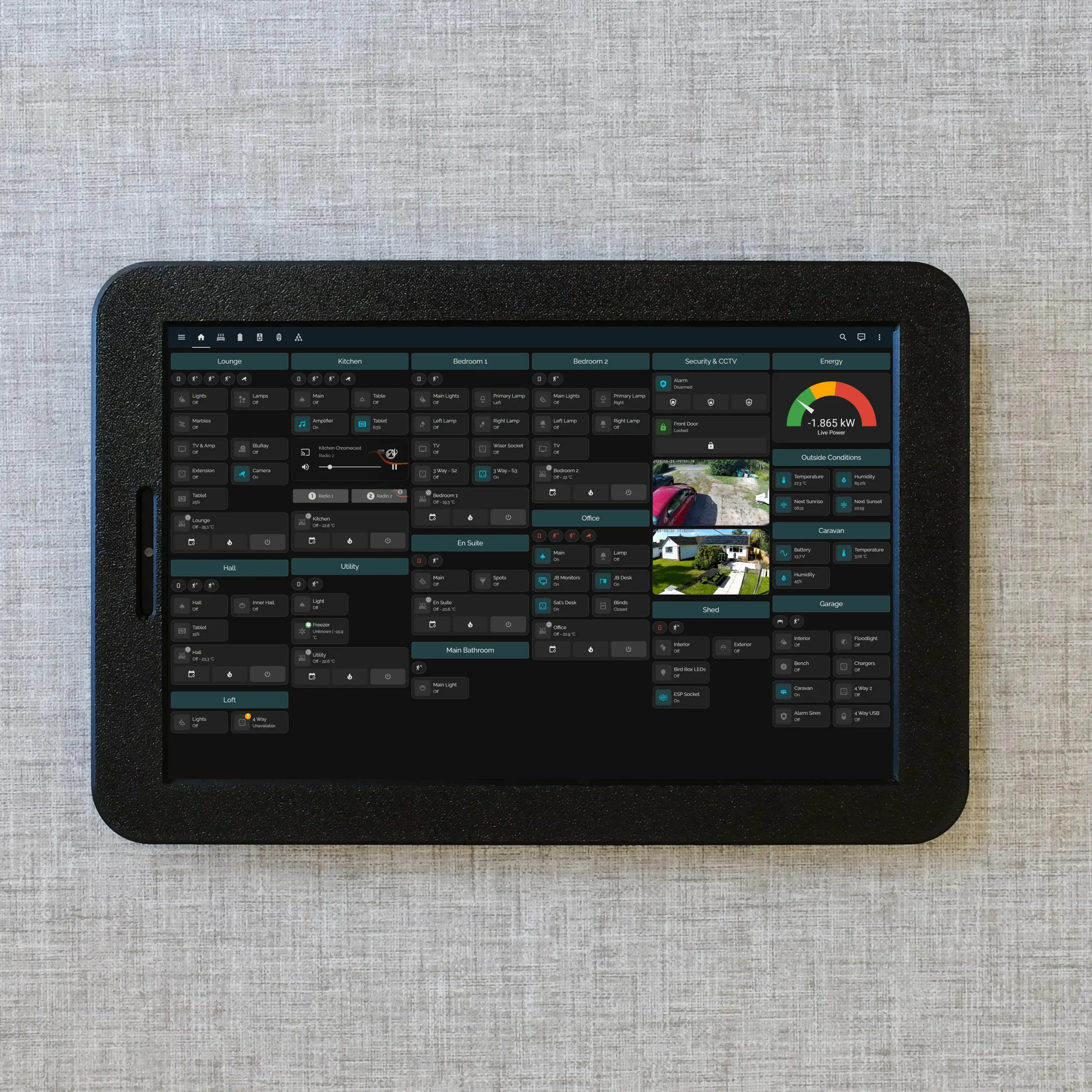 Lenovo Tab K10 Wall Mount - Black