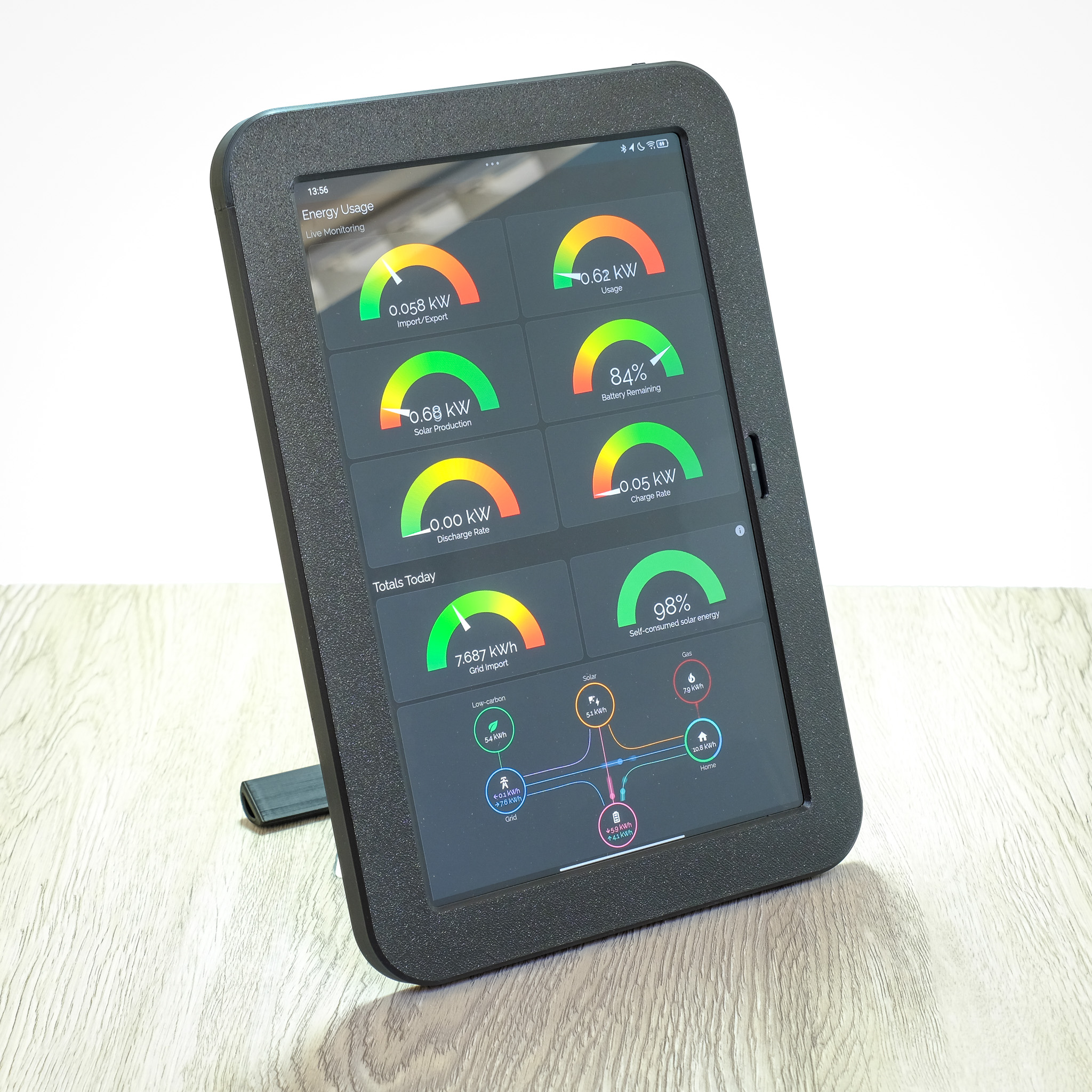 Adjustable Desk Stand - Large 11 Inch Tablet