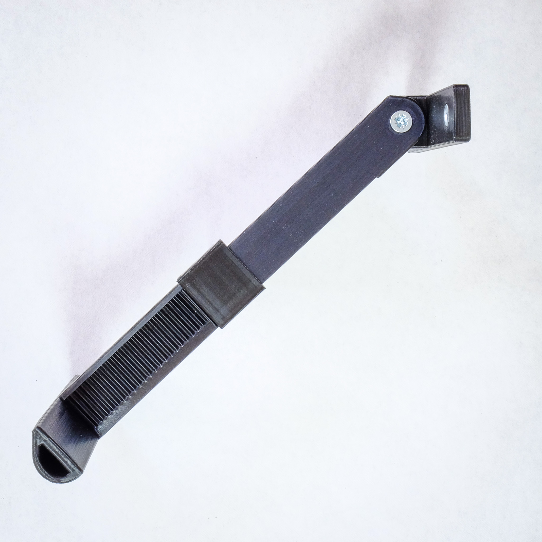 Adjustable desk stand for wall mounts produced by The 3D Room