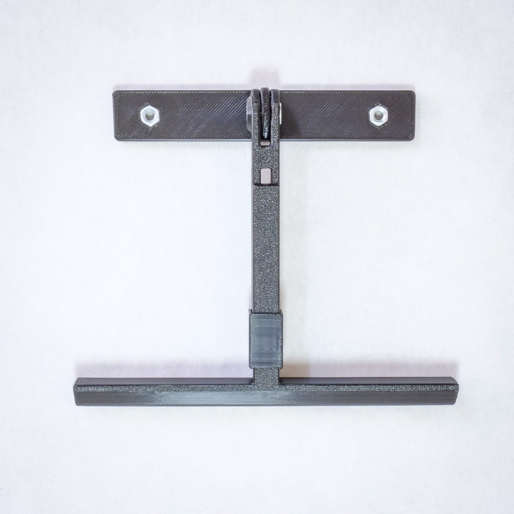 Adjustable desk stand for wall mounts produced by The 3D Room