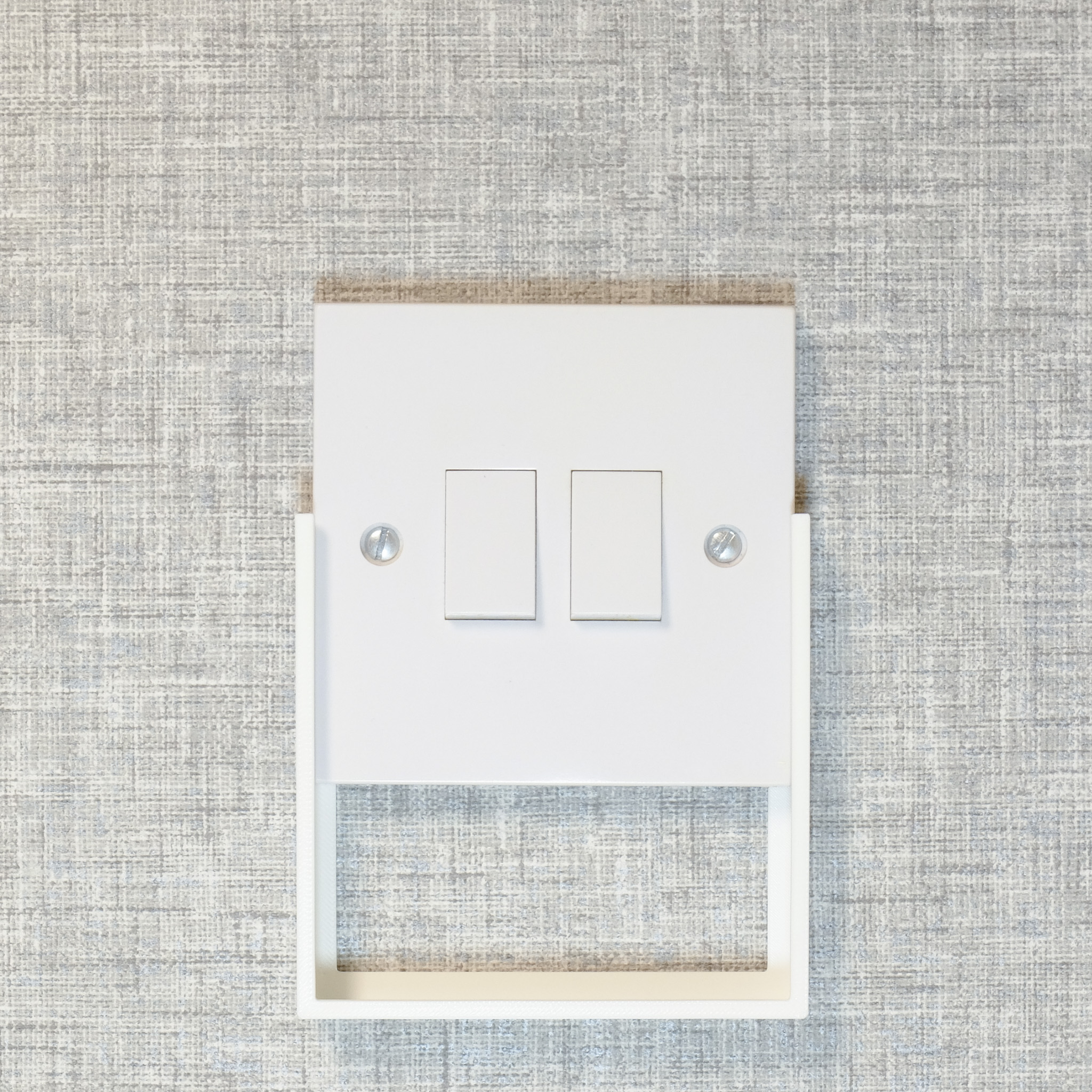 Ikea Rodret Dimmer. 3 Part Slide-on UK light switch cover.