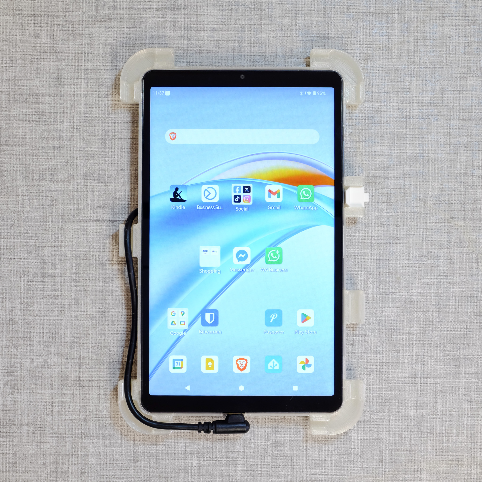 Honor Pad X7 2025 Tablet Wall Mount - Rear Frame