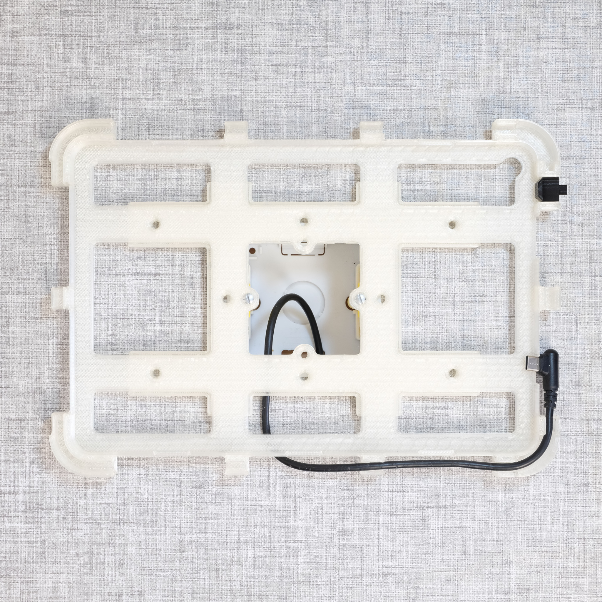Amazon Fire HD10 2023 Picture Frame Wall Mount Rear Frame