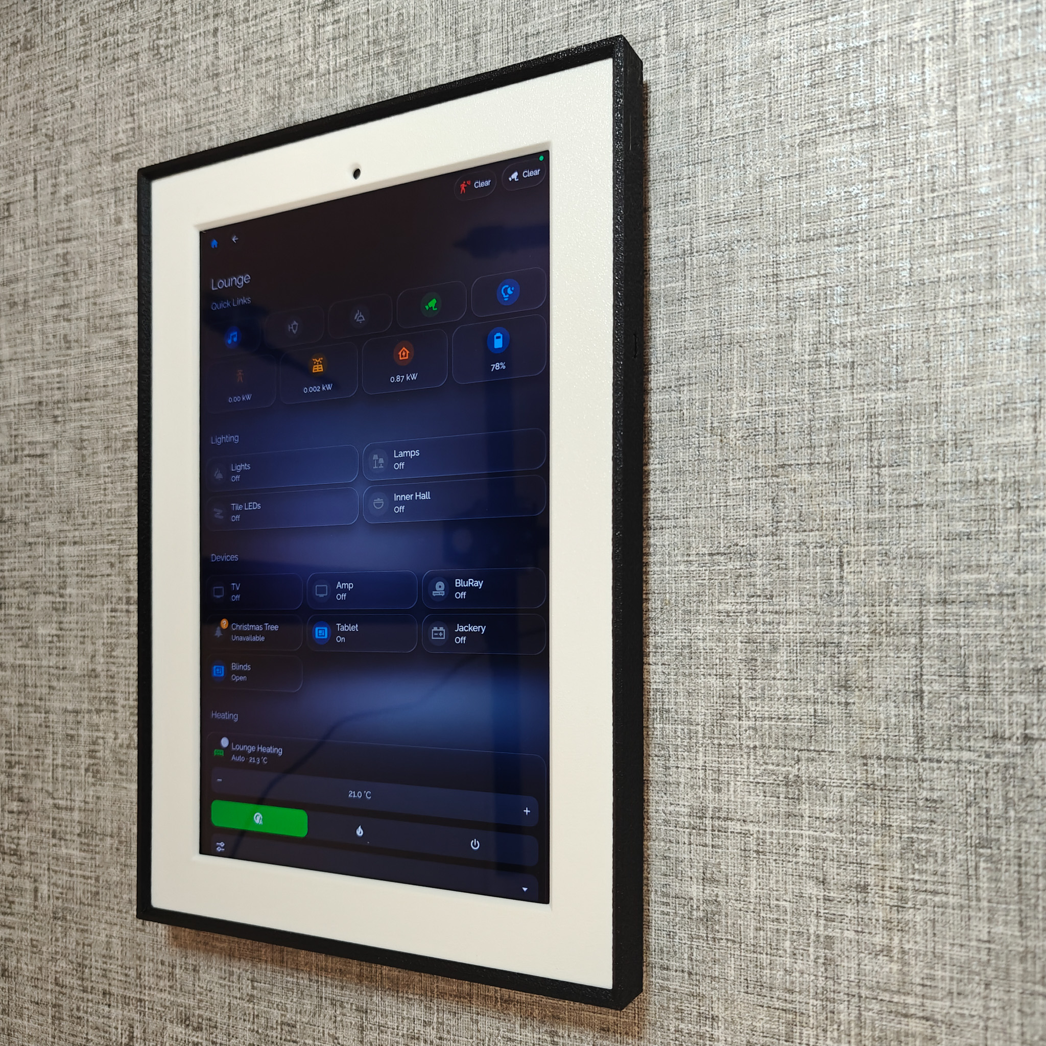 Lenovo K10 Picture Frame Style Tablet Wall Mount