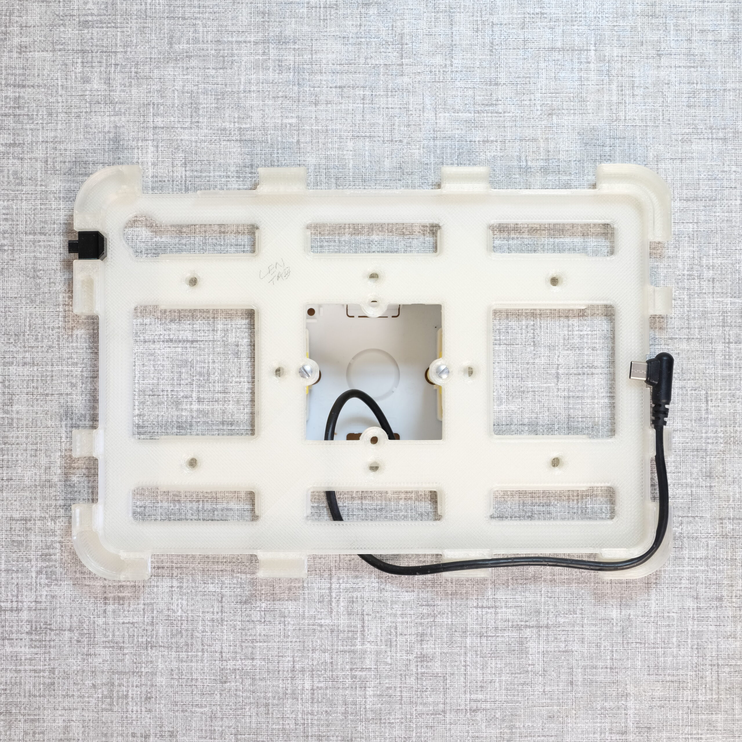 Lenovo Tab 10 Picture Frame Wall Mount - Rear Frame