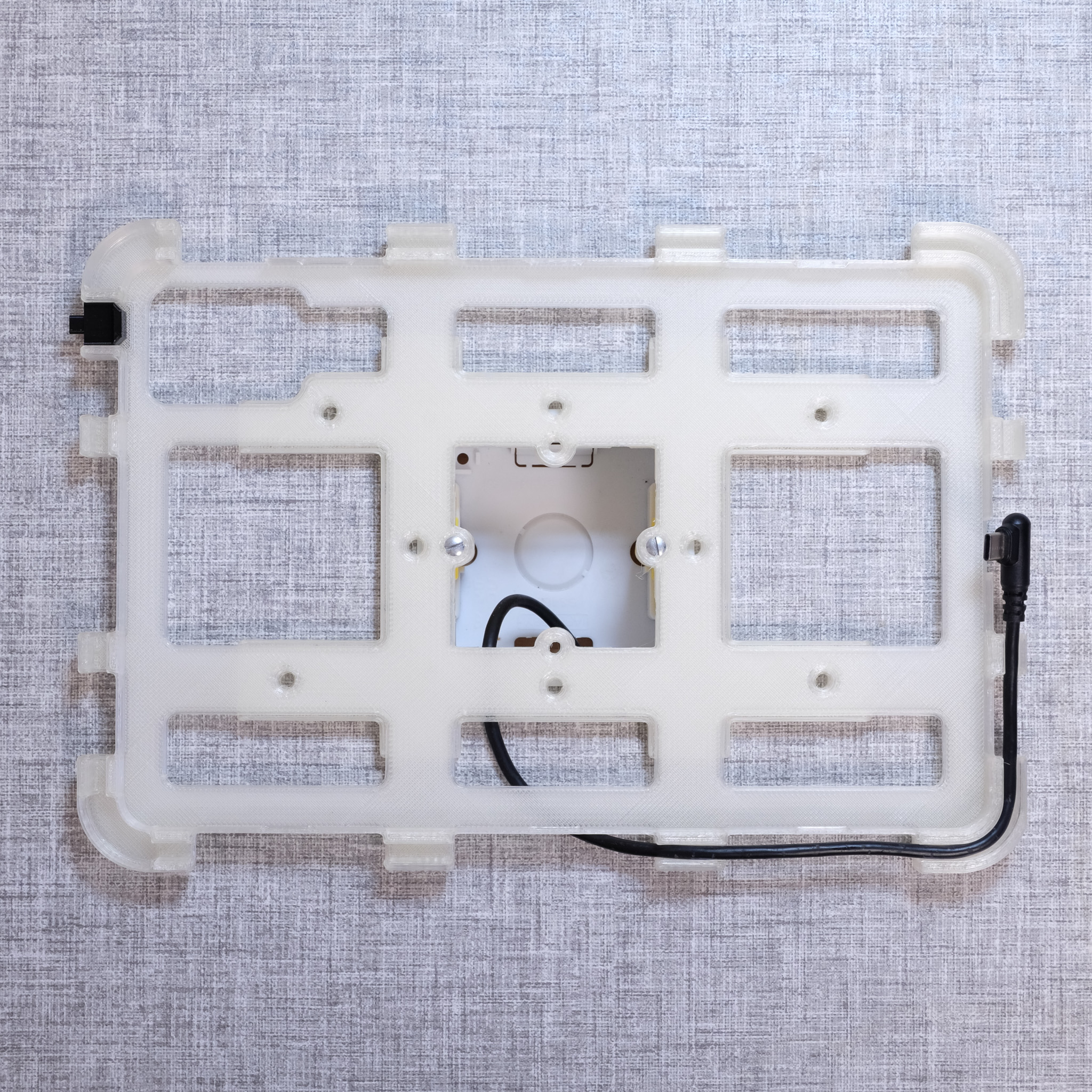 Lenovo Tab M11 Picture Frame Wall Mount - Rear Frame