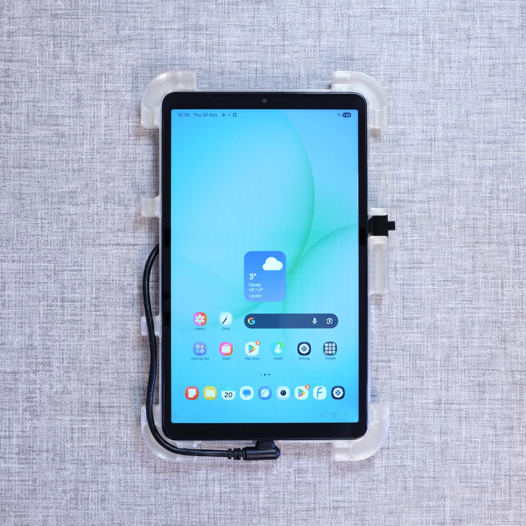 Samsung Galaxy Tab A11 8.7 inch tablet wall mount - rear frame