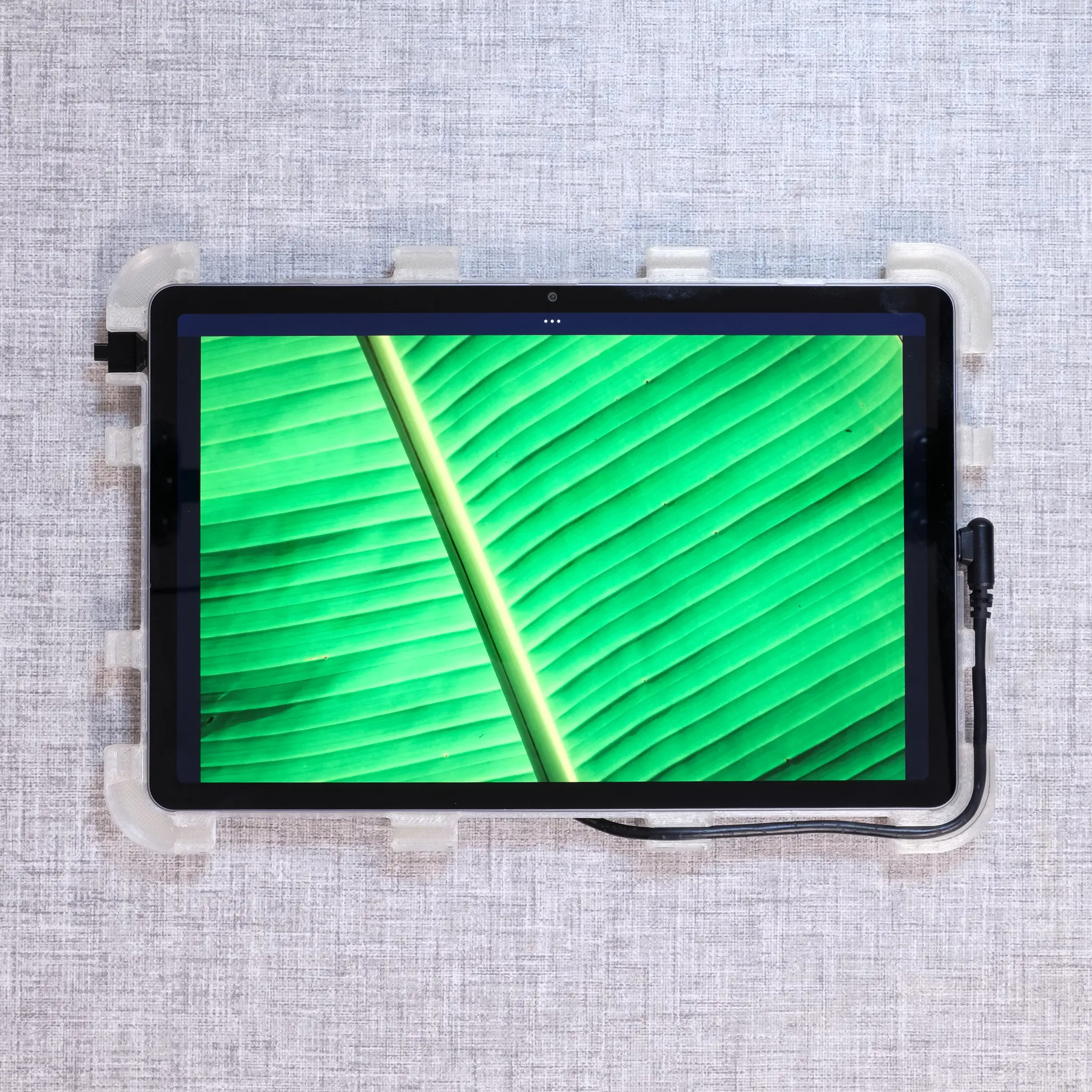 Lenovo Idea Tab Picture Frame Tablet Wall Mount - Rear Frame with tablet
