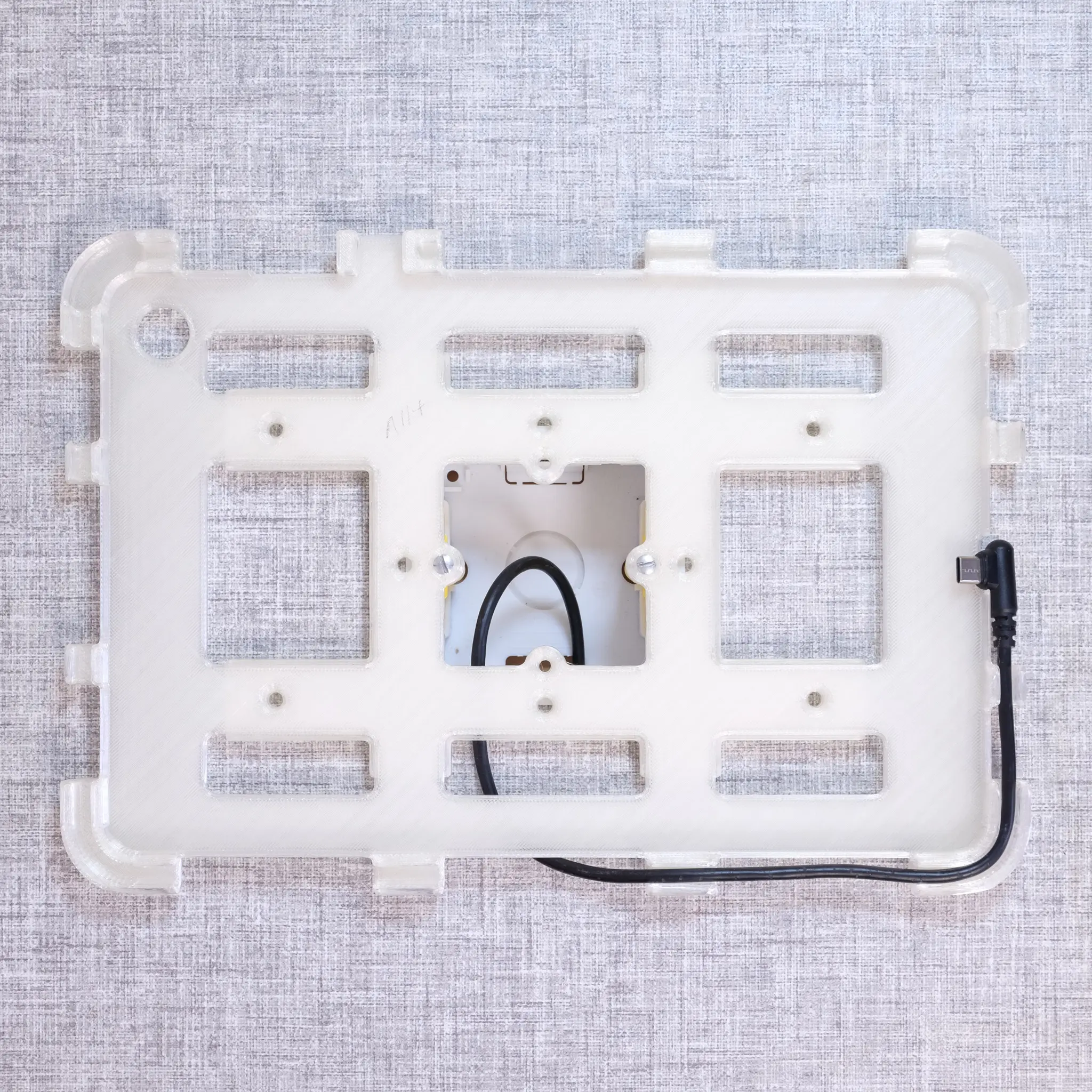 Samsung Galaxy Tab A11+ Picture Frame Wall Mount - Rear Frame