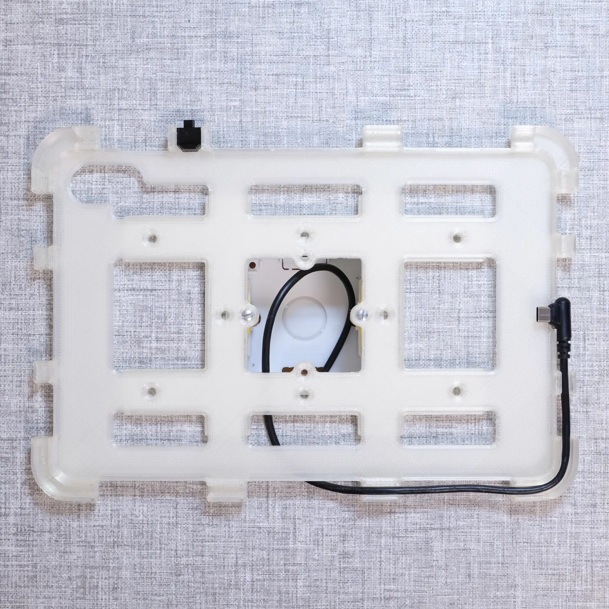 Honor Pad X8a Picture Frame Tablet Wall Mount - rear frame