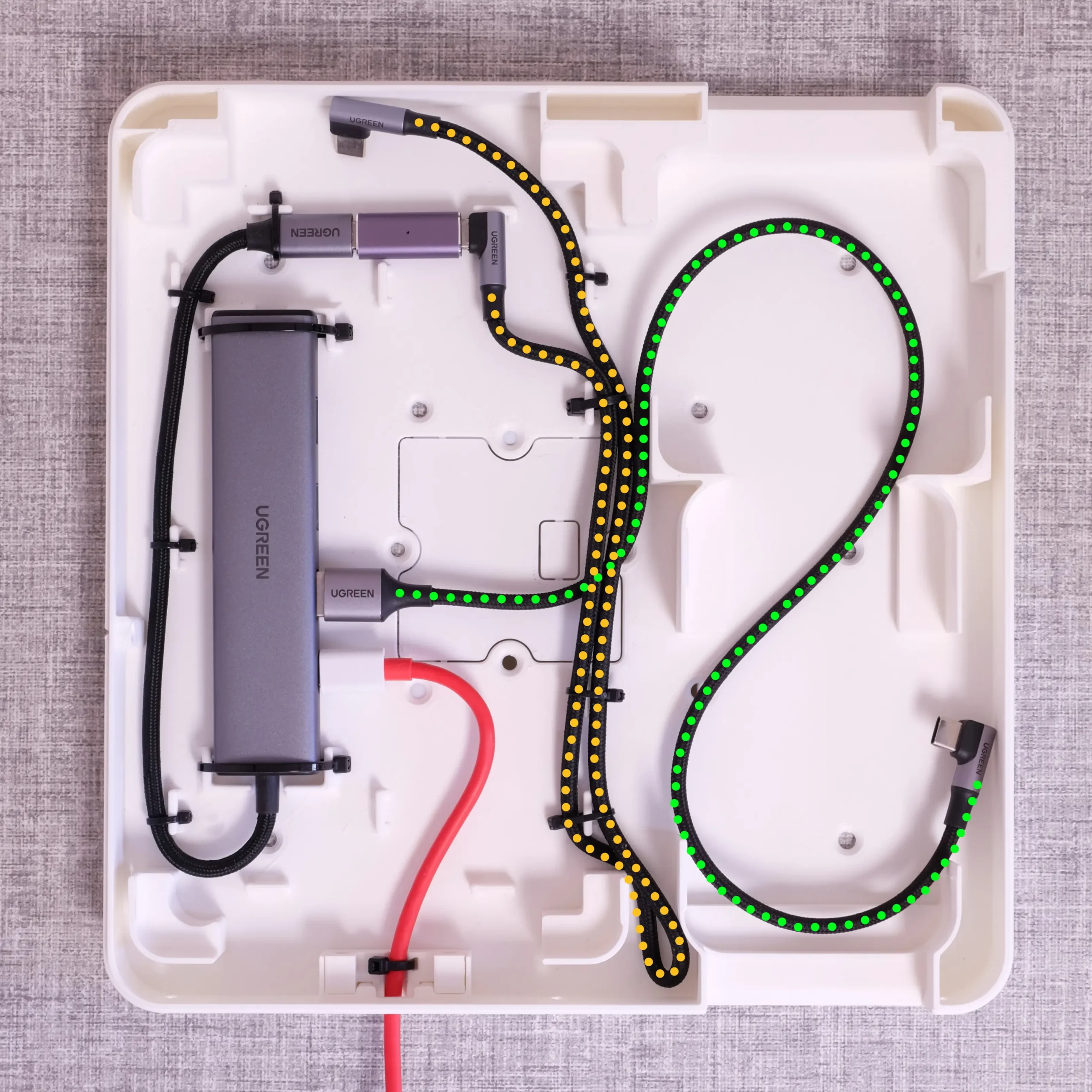 LT1 Give A Little DIY Donation Enclosure - Stripe Cable Management