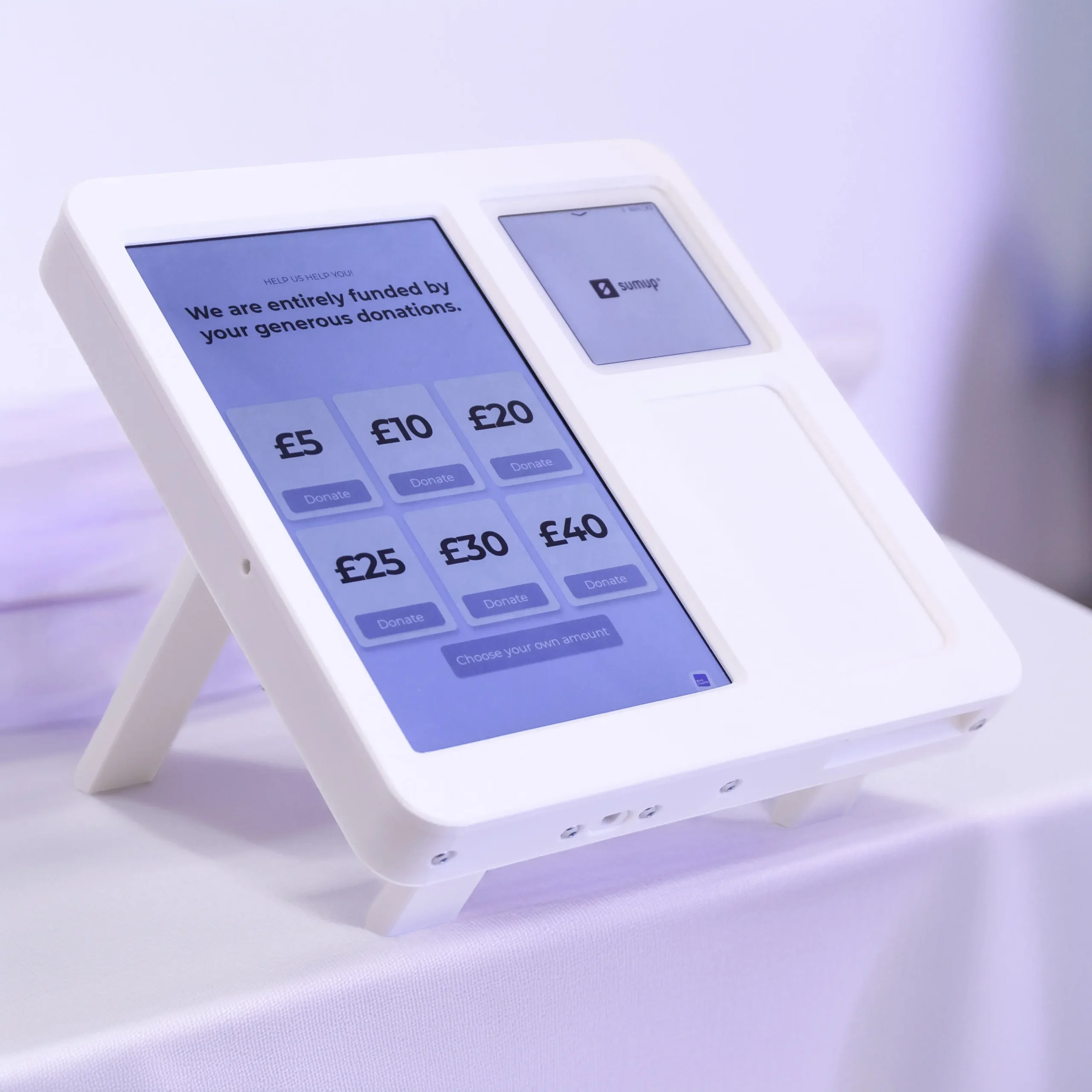 LT1 Give A Little DIY Donation Enclosure - White - Wall Mounted