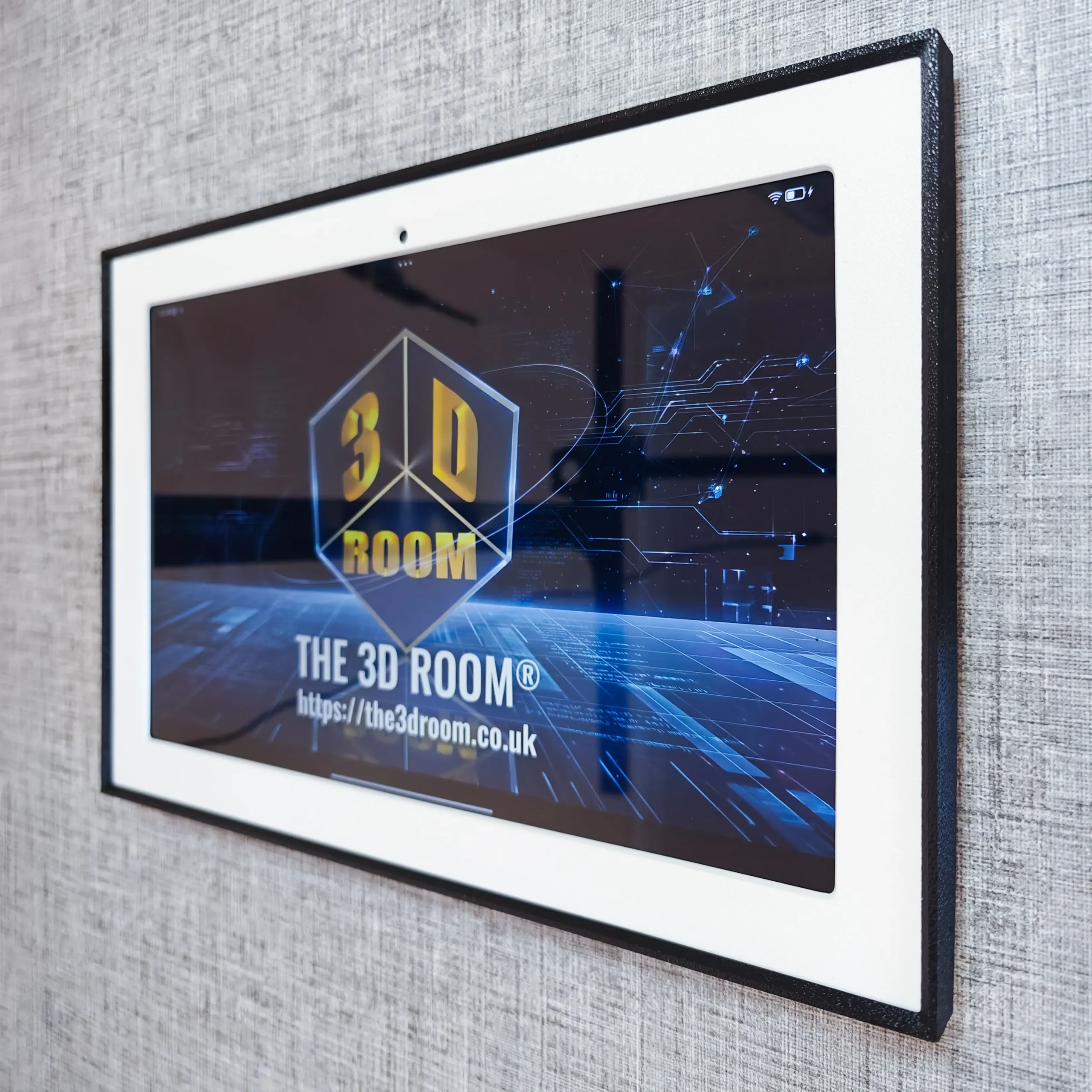 Lenovo Idea Tab Pro Picture Frame Style Tablet Wall Mount - Side View