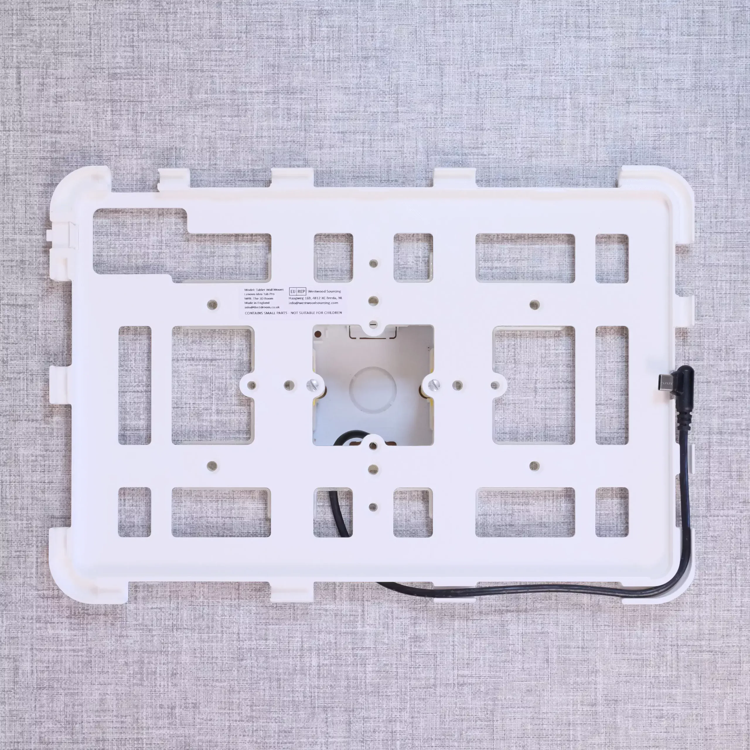 Lenovo Idea Tab Pro Tablet Wall Mount - Rear Frame